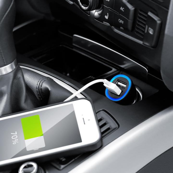 Actual product image CSL Dual Port USB 12V Car Charger Adapter