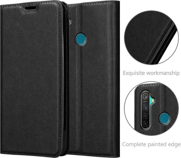 Image du produit Cadorabo Housse pour Realme 5 PRO / Realme Q en Book Invis. Style magnétique (Realme 5 Pro, Domaine Q)