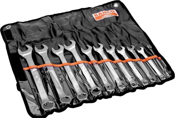 Produktbild Bahco Satz Ring-Maulschlüssel, Zoll - 11-teilig (7/16", 1", 3/8", 5/8", 9/16", 13/16", 1/2", 11/16", 7/8", 15/16", 3/4")