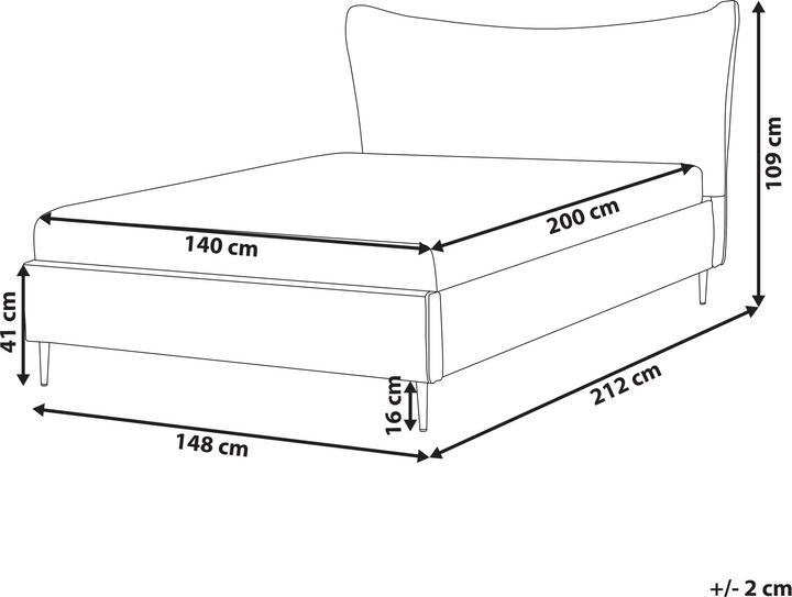 Actual product image Beliani Chaleix (140 x 200)