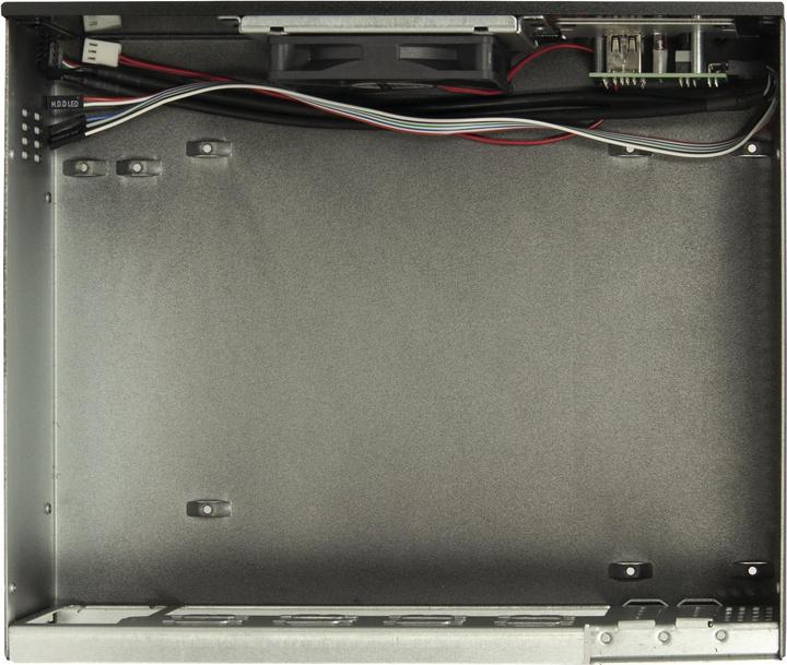 Actual product image Intertech INTER-TECH IPC S25 - Enclosure for mini server systems 2x USB 2.0 1x 80mm fan standard (ITX)