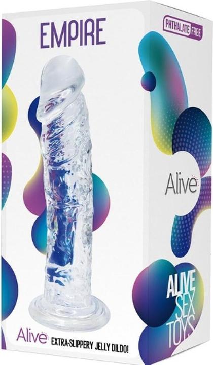 Actual product image Alive Empire Realistic Penis Transparent 19,3 cm