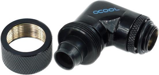 Actual product image Alphacool HF 16/10 screw-on grommet 90° rotatable