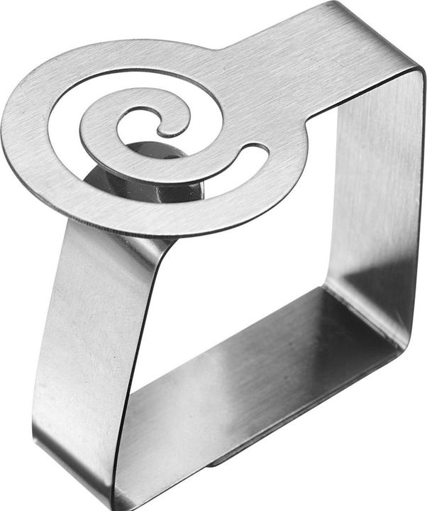 Produktbild Westmark Tischtuchklammern silber 4 St. (6 x 6 cm)
