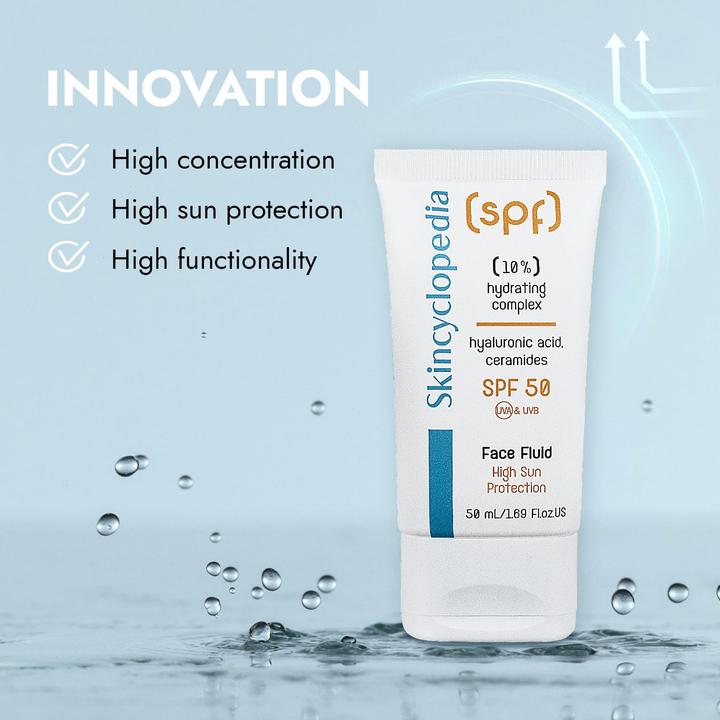 Actual product image Skincyclopedia Hydrating Fluid (Sun cream face, SPF 50, 50 ml)