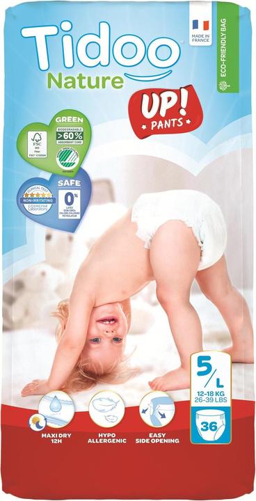 Image du produit Tidoo Couches Pants Nature UP! (Taille 5, Pack, 36 pièce(s))
