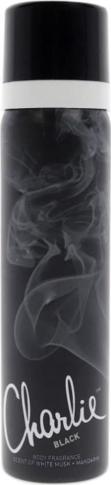 Image du produit Revlon Charlie Black par Vaporisateur de parfum pour le corps 75 ml (Brume corporelle, 75 ml)
