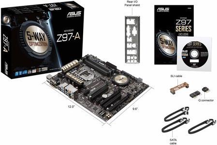 Actual product image ASUS Z97-A (LGA 1150, Intel Z97, ATX)