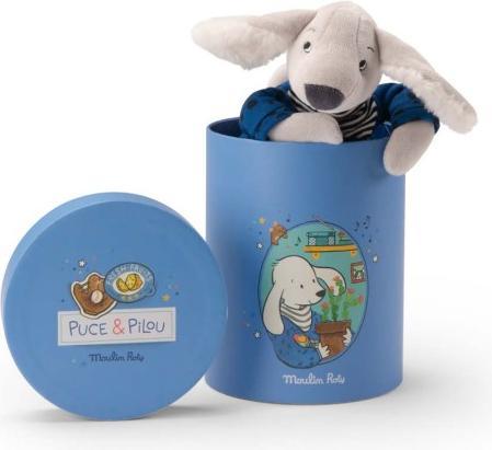 Produktbild Moulin Roty Plüschtier Hund in Dose, Puce & Pilou (13.50 cm)
