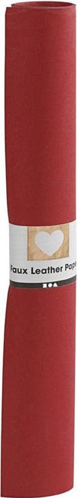 Image du produit Creativ Company Rouleau de papier en cuir, 350 g, 1 pièce, rouge
