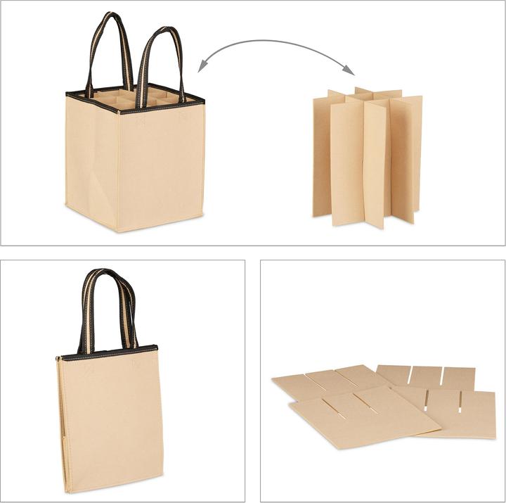 Actual product image Relaxdays Bottle Carrier
