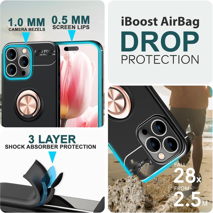 Actual product image Nalia Matte Ring Silicone Sleeve (Apple iPhone 15 Pro)