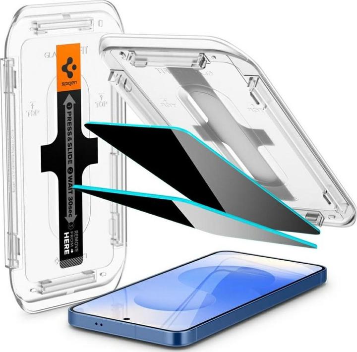 Image du produit Spigen Glass tR EZ Fit HD (Privacy) 2 Pack - Samsung Galaxy S25/S24 (2 pièce(s), Samsung Galaxy S25, Samsung Galaxy S24)