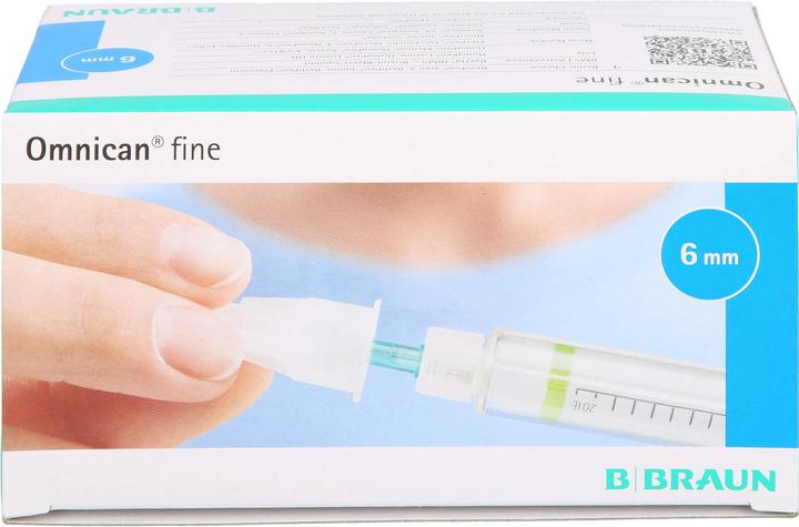 Actual product image B.Braun Omnican fine (31G) 0.25x6mm, 100 pcs KAN