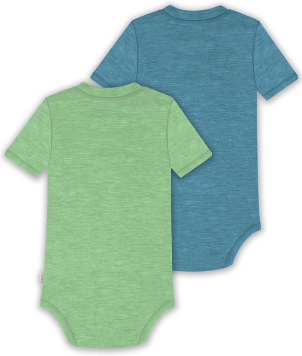 Produktbild Normani 2er Set Baby Merino Kurzarmbody „Tihoi" - 9321 (80)