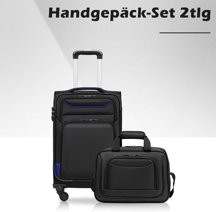 Actual product image Coolife 2-teiliges Handgepäck-Set (Hand luggage (up to 50 litres))