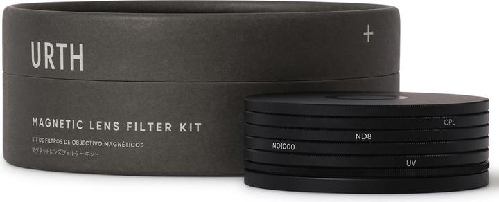 Productafbeelding Urth 77mm Magnetische Essentiële Kit (Plus+) (UV+CPL+ND8+ND1000) (UV-filter)