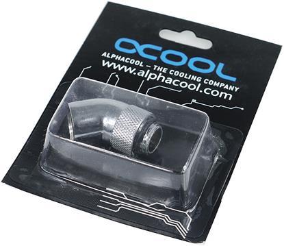 Produktbild Alphacool HF Winkeladapter 45° drehbar G1/4 AG auf G1/4 IG Chro