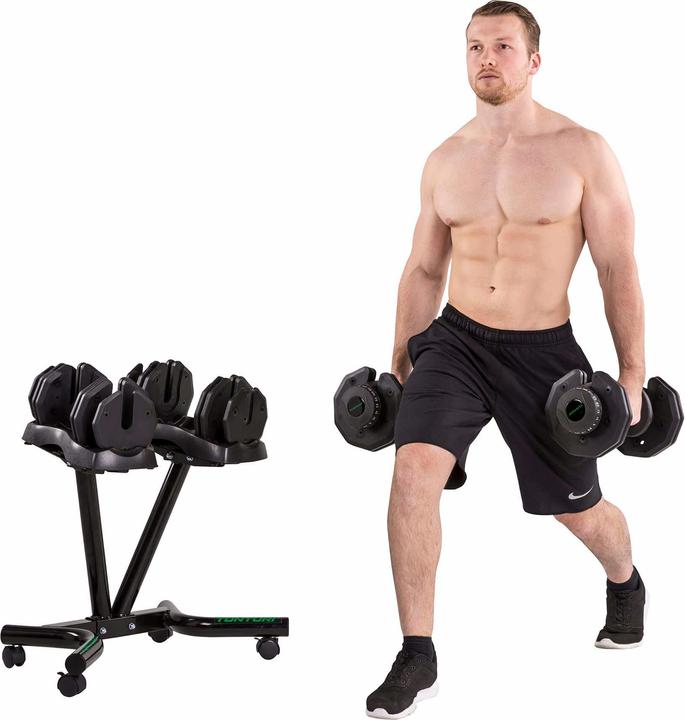 Actual product image Tunturi Selector Kurzhantel - verstellbare Kurzhanteln (1 x 2.5 kg - 25 kg)