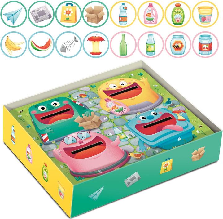 Image du produit Adventerra Games Hungry Bins Nous apprenons à recycler (Allemand, Français, Italien, Anglais)