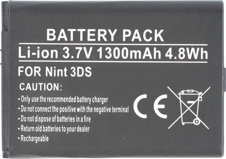Produktbild AccuCell Akku Nintendo 3DS, CTR-001, CTR-003, C/CTR-A-AB, MIN-CTR-001 (1 Stk., 1300 mAh)