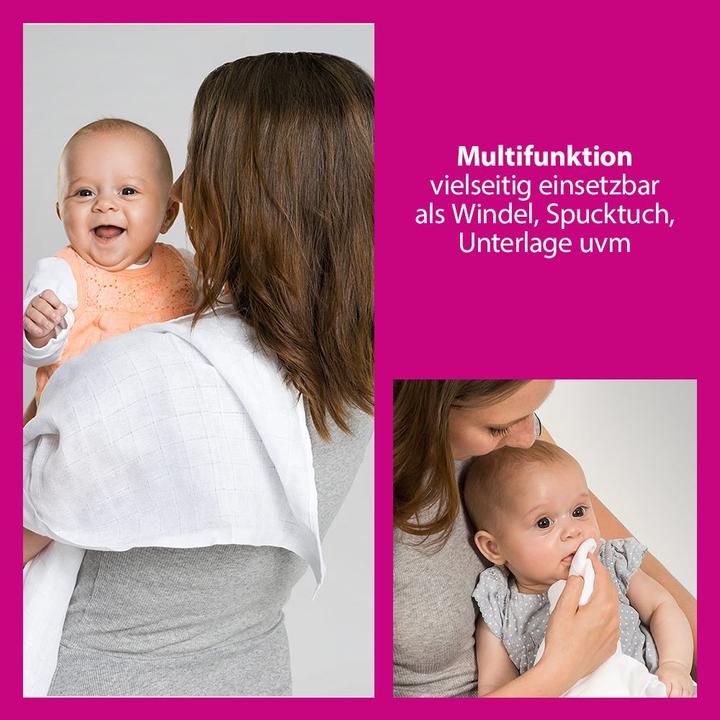Produktbild La Loona LaLoona Mullwindeln & Mulltücher Mullwindeln / Mulltücher / Spucktücher 10er Pack 80 (80 cm, 80 cm)