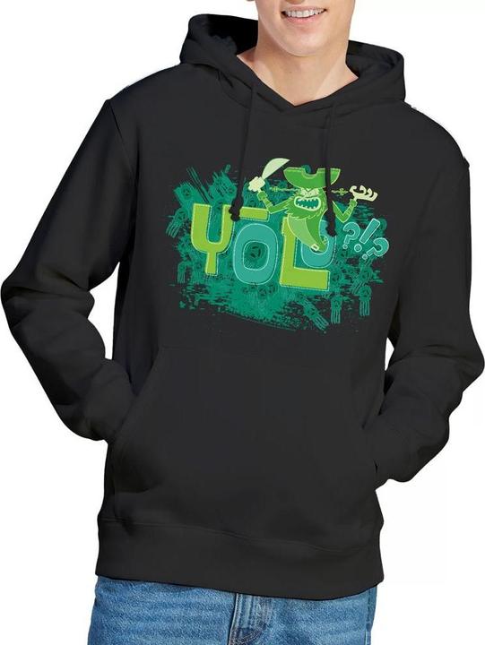 Immagine prodotto Spongebob Squarepants Yolo?!? Felpa con Cappuccio Uomo (S)