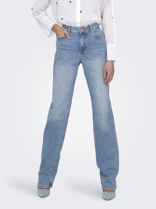 Immagine prodotto Only Jeans a vita media dal taglio dritto Jeans dalla vestibilità dritta (W30/L32)