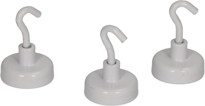 Produktbild BoOffice Hakenmagnete weiss 25mm (3 x)