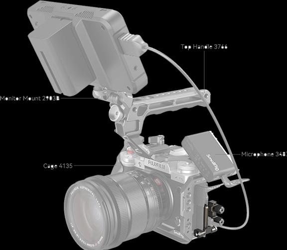 Produktbild SmallRig 4147 HDMI & USB C Cable Clamp for FUJIFILM X T5 (Kabel)