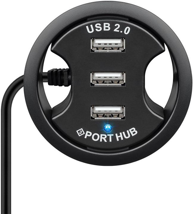 Actual product image Goobay built-in HUB (USB-A, 3 Ports)