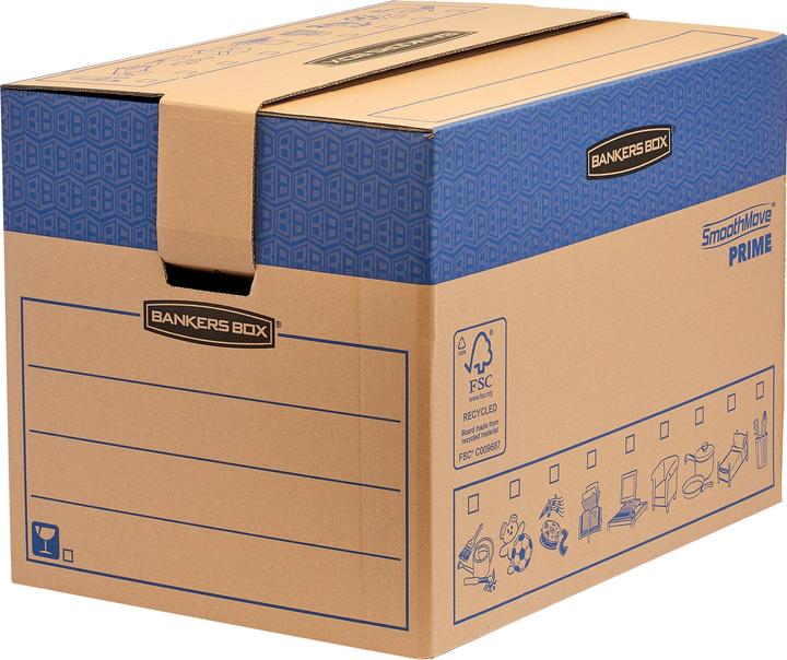 Fellowes Scatola mobile FastFold (480 x 632 x 463 mm, 127 l)