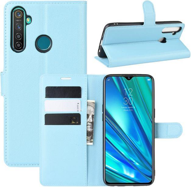 Actual product image MU Classic Litchi Leather Bookcover Series (Realme 5 Pro)