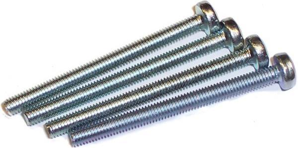 Produktbild Aquatuning Schrauben M3 x 35mm Kopf (4 Stück)