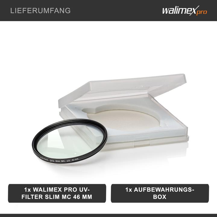 Immagine prodotto Walimex Filtro UV sottile MC (46 mm, Filtro UV)