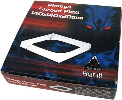 Image du produit Phobya Shroud & découplage 140mm (20mm d'épaisseur)
