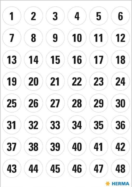 Immagine prodotto HERMA Etichette con i numeri