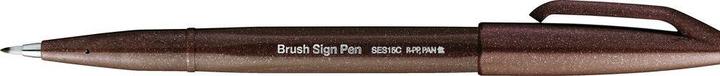 Immagine prodotto Pentel Penna a pennello per insegne (Marrone scuro, 1 x)