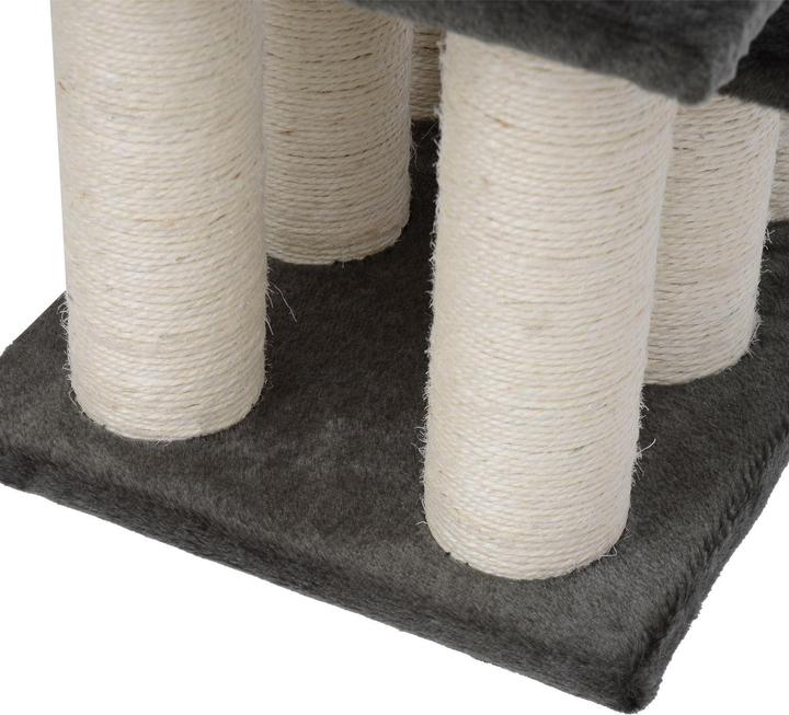 Produktbild PawHut Katzentreppe mit 3 Stufen (34 cm, Grau)