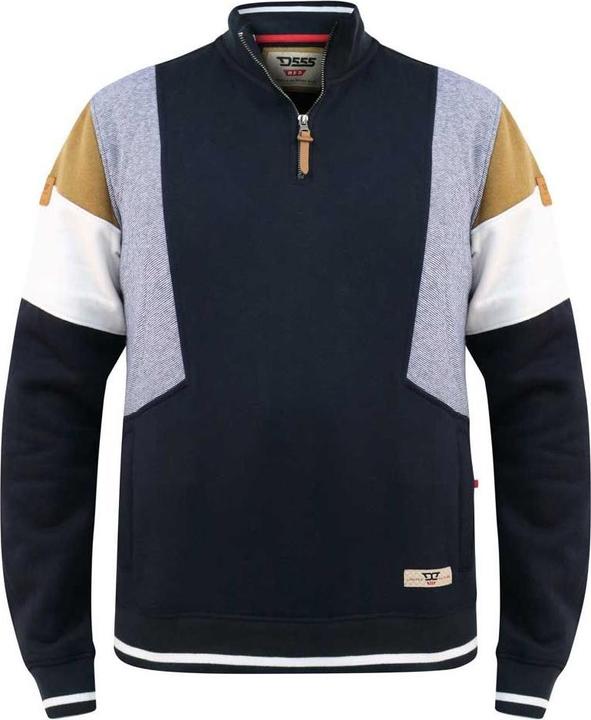 DUKE Kenington D555 Sweatshirt Mit Halbem Reissverschluss