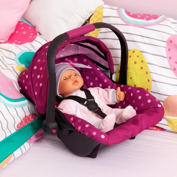 Actual product image Bayer Doll car seat with roof