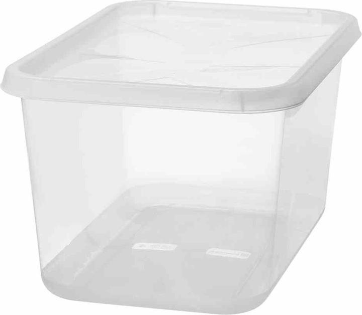 Orthex BasicBox SmartStore Basic made of PP in colour transparent, 58x39x30 cm capacity: 44 l, Basic L (58 x 39 x 30 cm, 44 l)
