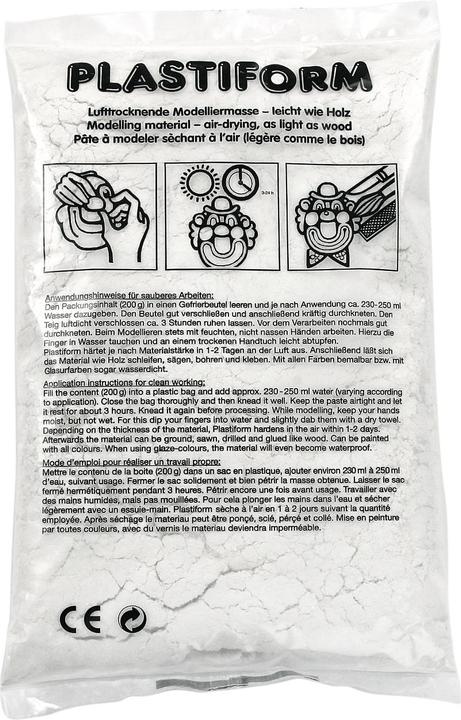 Actual product image hobbytime Wood modelling clay PLASTIFORM