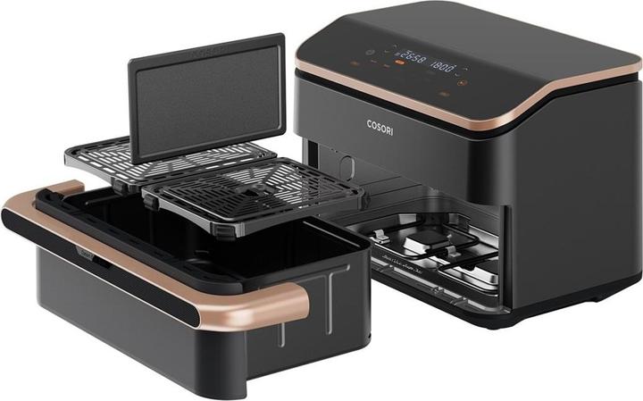 Actual product image Cosori Twinfry Airfryer - XXL hot air fryse 10 liters - 2 meals simultaneously prepare byDivider- 6
