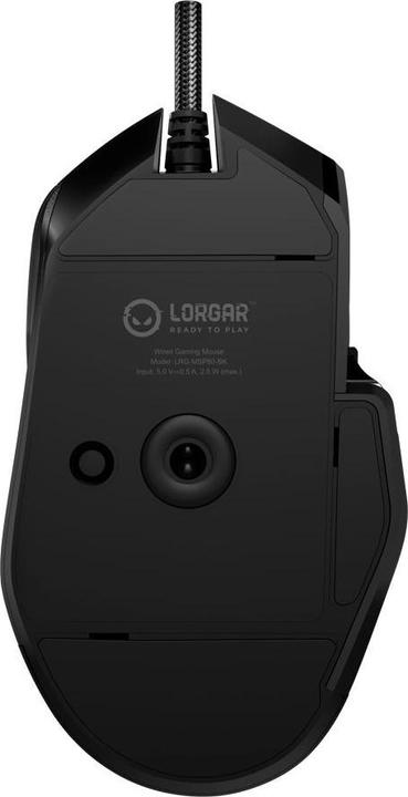Produktbild Lorgar Computer mouse MSP80, 8000 Hz Gaming Mouse Pro, Black (Kabelgebunden)