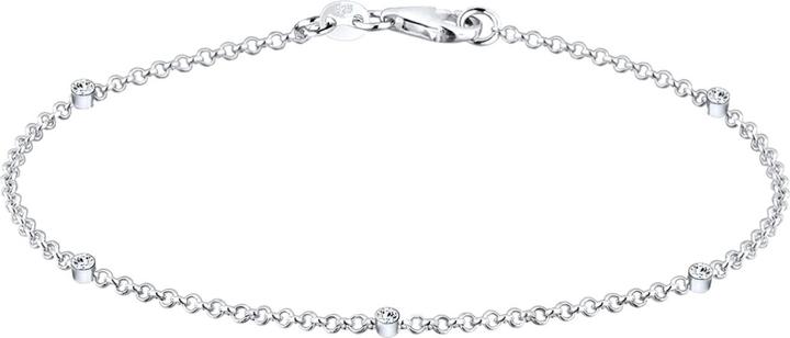 Elli Kristall Armband (19 cm, Glaskristall, 925er Sterling Silber)