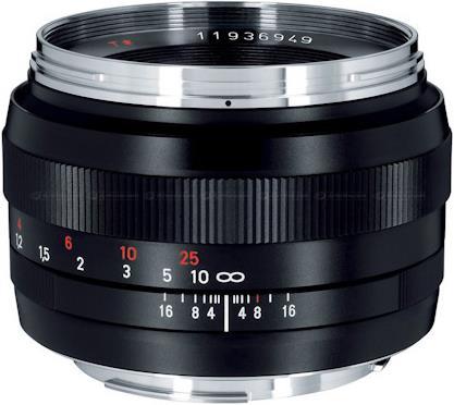 Image du produit Zeiss Objectif Planar T 50mm, f/1.4, Canon (Canon EF, Plein format)