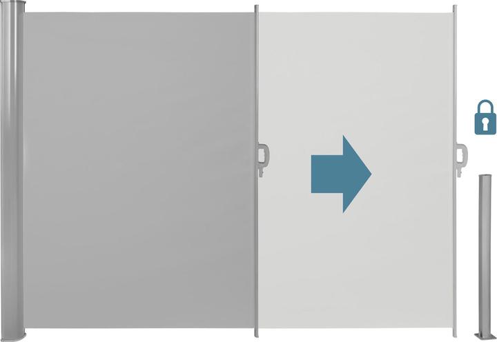 Actual product image tectake Side awning (3 m)