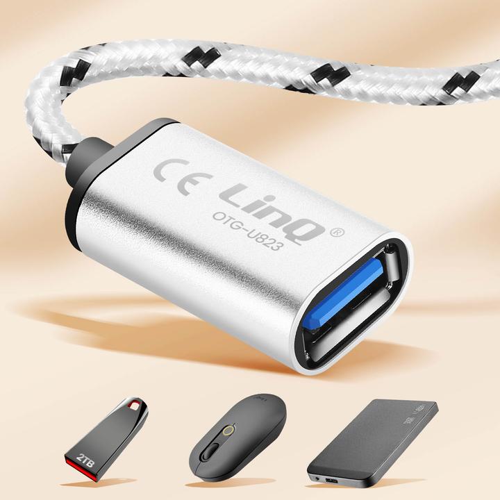 Produktbild LinQ OTG-U823 Adapterkabel (USB Typ C, USB)
