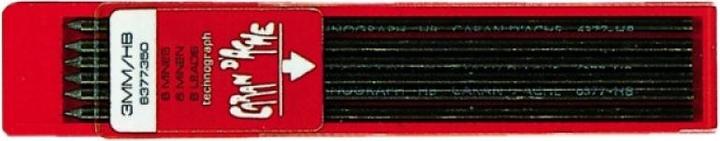 Immagine prodotto Caran d'Ache Ricariche Technograph (Mine di ricambio, Nero, 3 mm)
